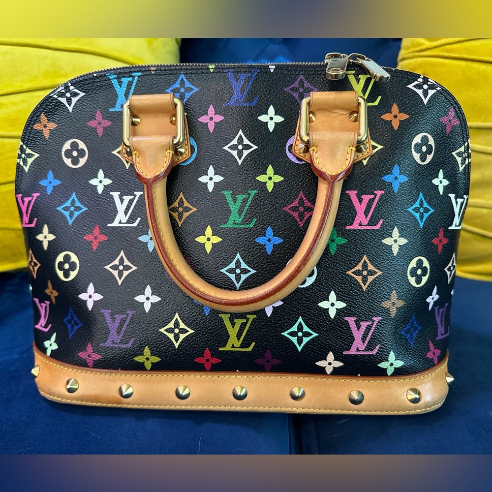 Louis Vuitton Takashi Murakami Noir Alma PM